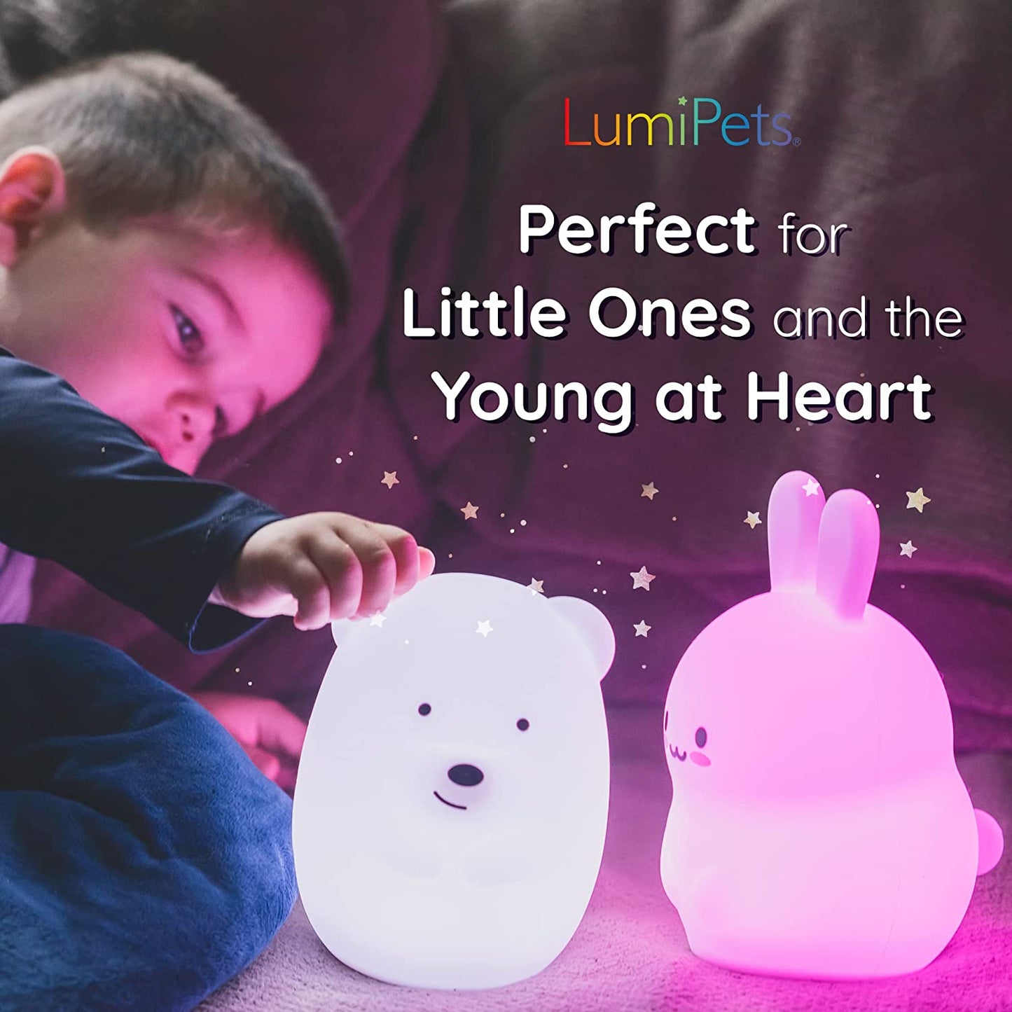 , Night Light Kids, Kids Lamp, Kids Night Light, Baby Night Light, Toddler Night Light, Cute Night Light, Bunny Night Light for Girls, Nightlight for Kids Room, Rechargeable Battery