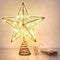 Christmas Tree Topper Star, Christmas Treetop Decorations with Warm White Led Light and Timer Function, Hollowed-Out Glittered Star for Home and Office Decoration, 8 X 10 Inch